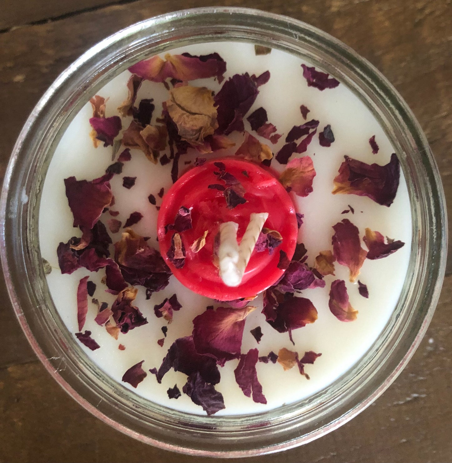 English Rose Ramekin Candle