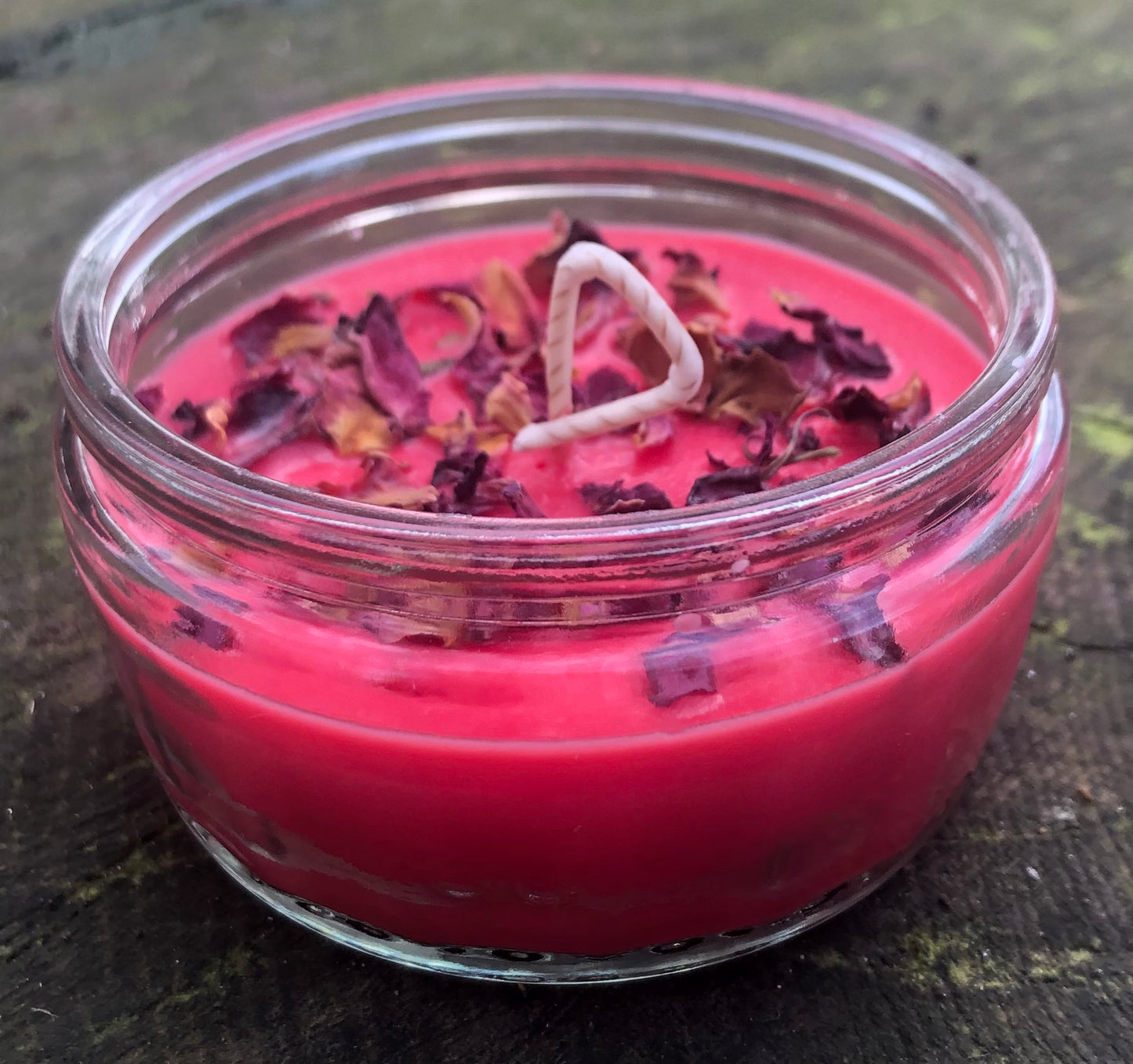 English Rose Ramekin Candle