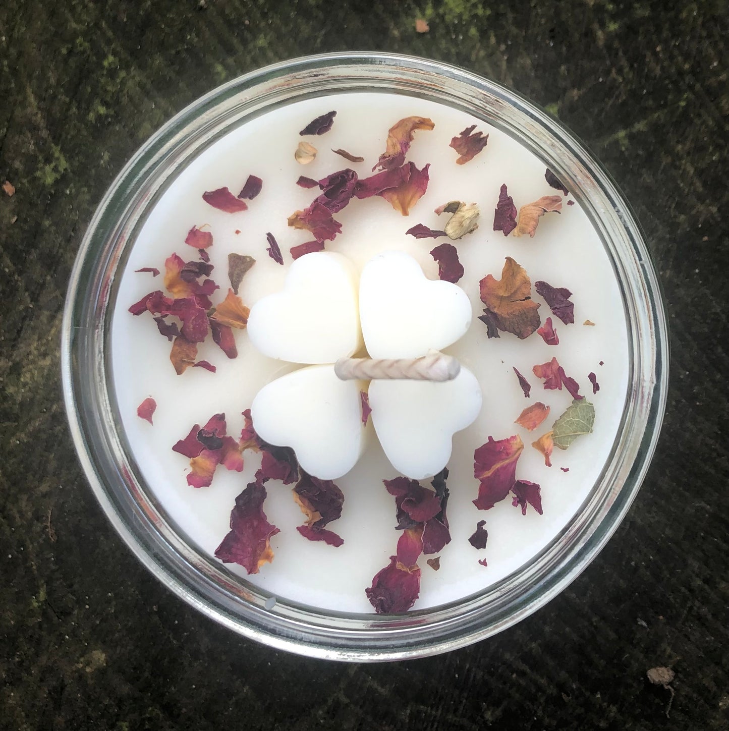 English Rose Ramekin Candle