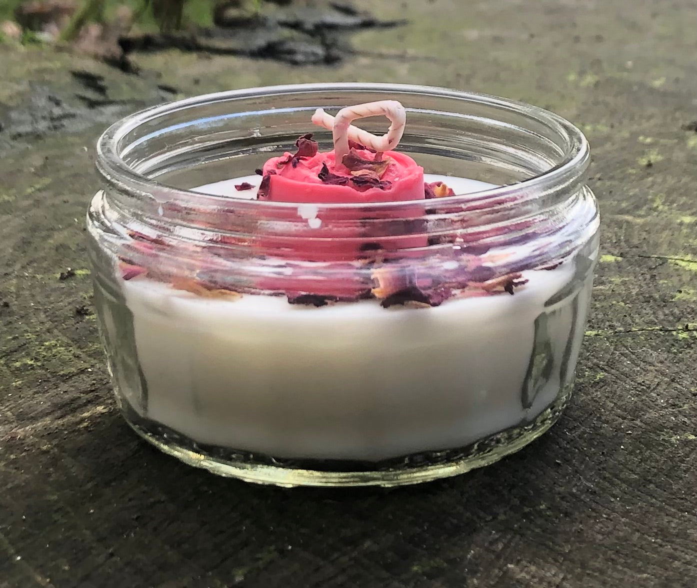 English Rose Ramekin Candle