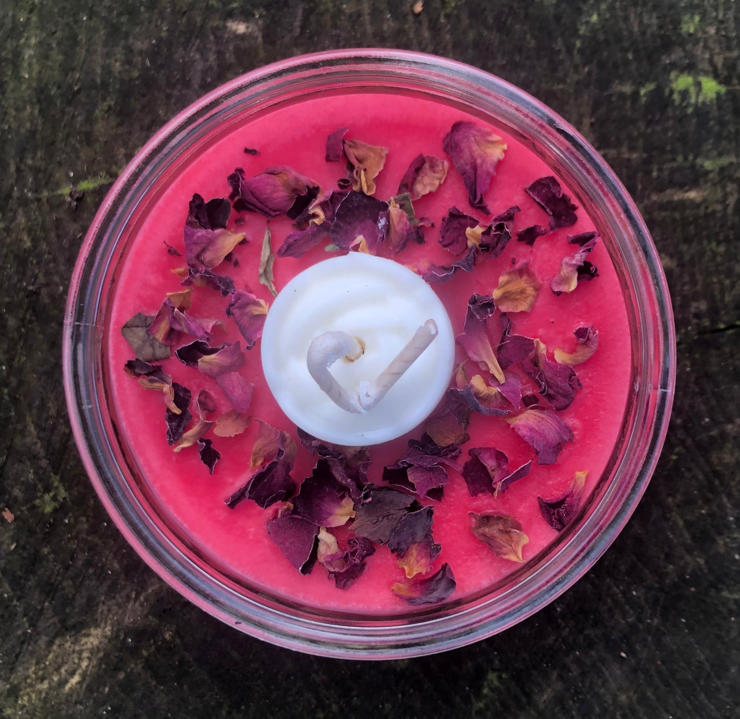 English Rose Ramekin Candle