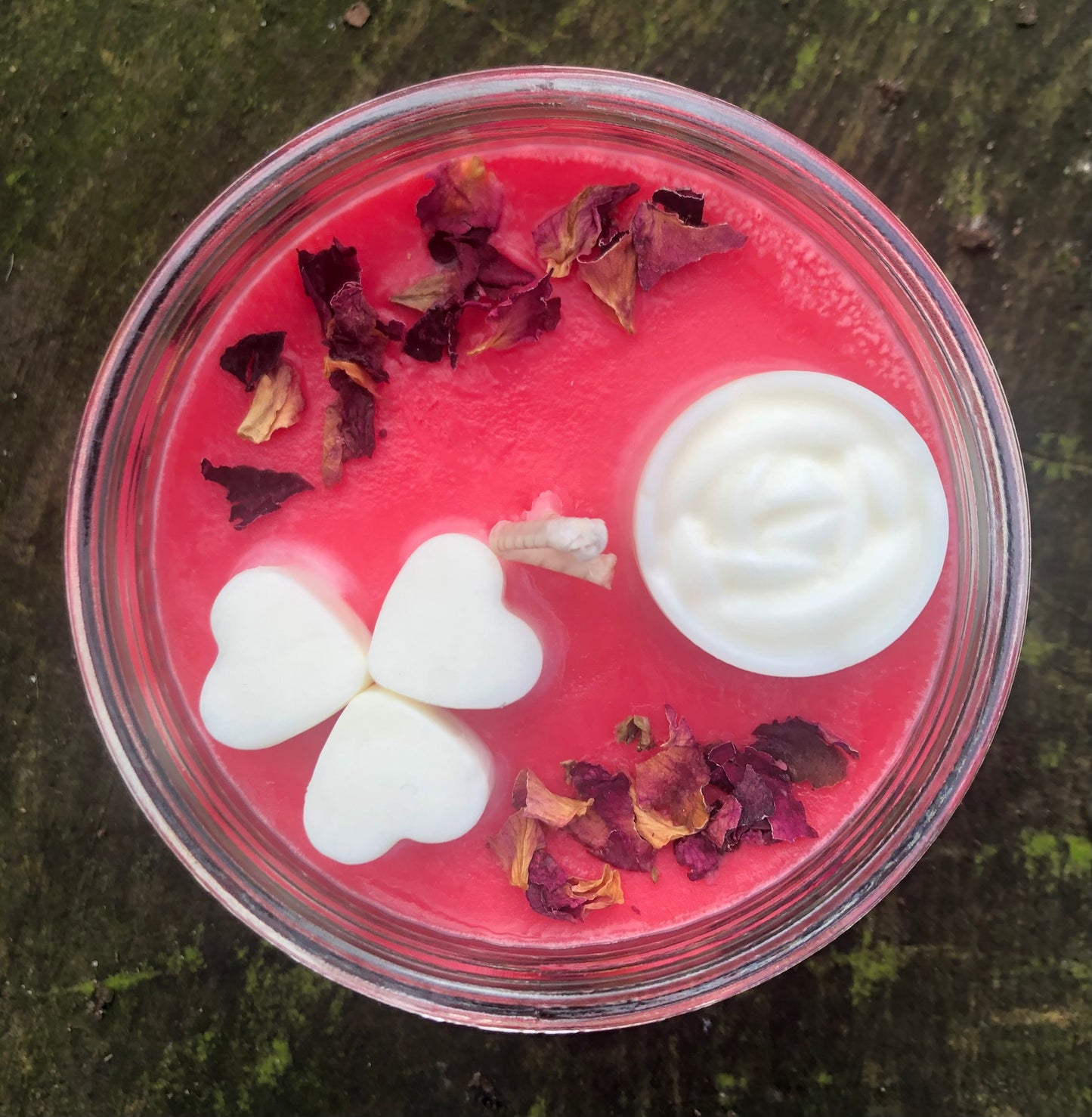 English Rose Ramekin Candle