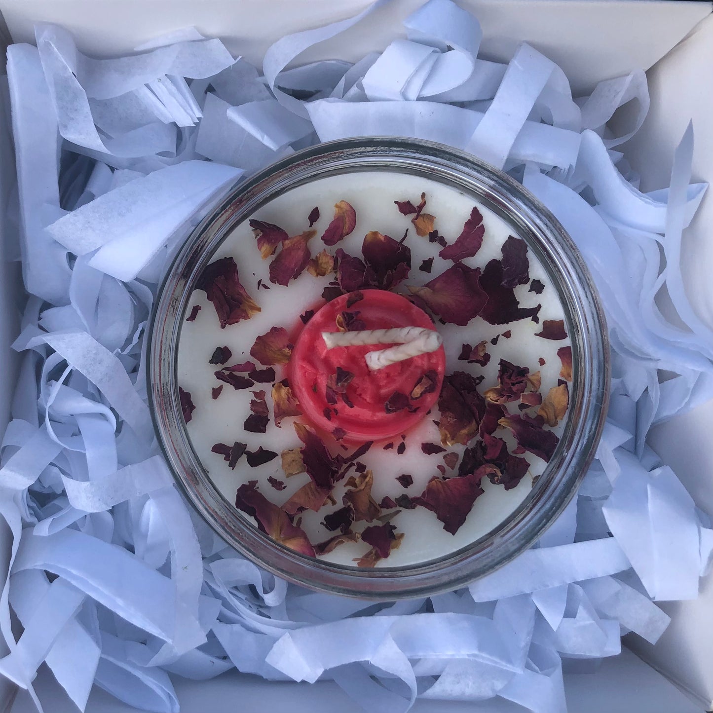 English Rose Ramekin Candle