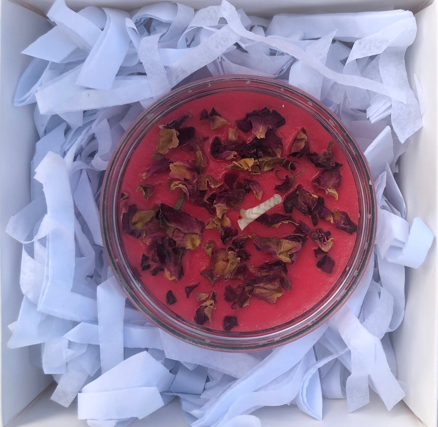 English Rose Ramekin Candle