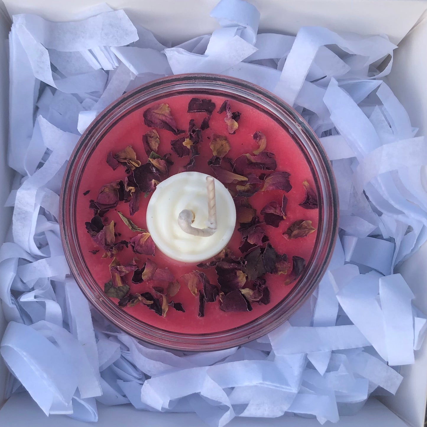 English Rose Ramekin Candle