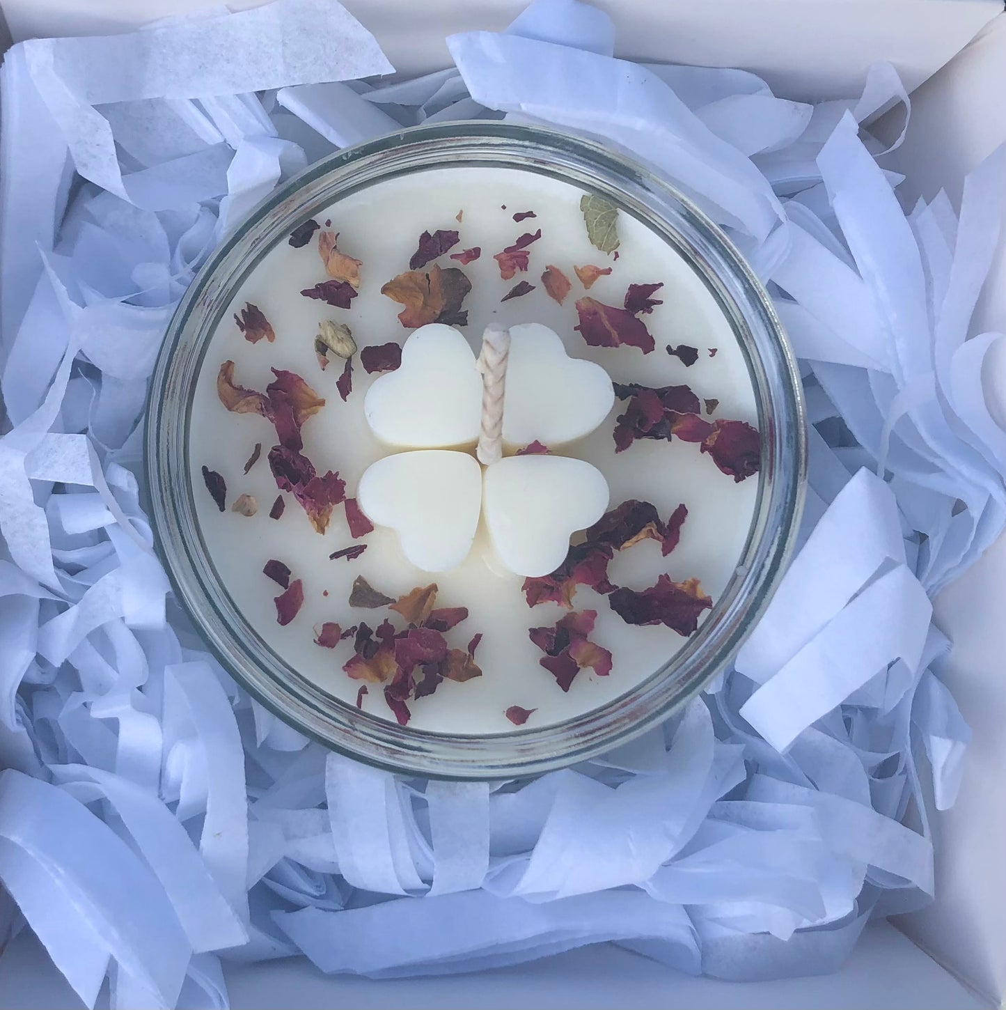 English Rose Ramekin Candle