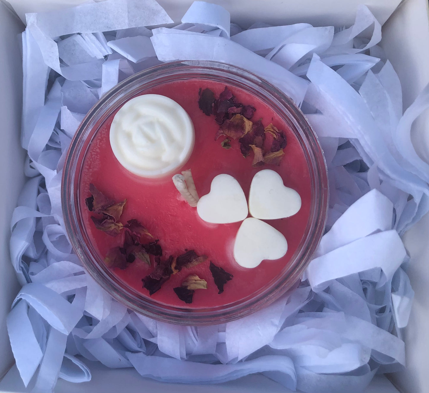 English Rose Ramekin Candle